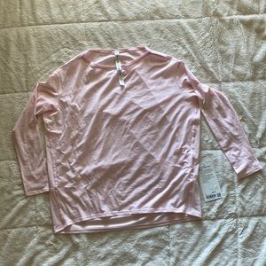 Lululemon Back in Action long sleeve pink size 4